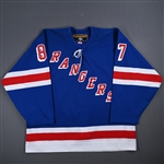 Barthel, Clayton *<br>Blue - Traverse City Rookie Tournament<br>New York Rangers 2007-08<br>#87 Size: 56