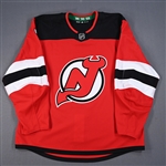 (NOBR), Name on Back Removed<br>Red - CLEARANCE<br>New Jersey Devils <br>#7 Size: 56