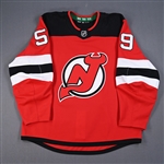 (NOBR), Name on Back Removed<br>Red - CLEARANCE<br>New Jersey Devils <br>#59 Size: 54