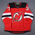 (NOBR), Name on Back Removed<br>Red - CLEARANCE<br>New Jersey Devils <br>#73 Size: 56