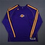 Bryant, Kobe *<br>Purple Warm-Up Jacket & Pants<br>Los Angeles Lakers 2012-13<br>#24 Size: 3XL+2"