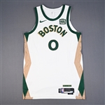 Tatum, Jayson *<br>City Edition - Autographed and inscribed <br>Boston Celtics 2023-24<br>#0 Size: 48 + 4