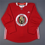 adidas, <br>Red Practice Jersey<br>Vegas Golden Knights 2018-19<br>Size: 58