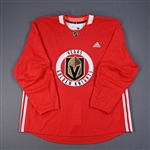 adidas, <br>Red Practice Jersey<br>Vegas Golden Knights 2018-19<br> Size: 58+