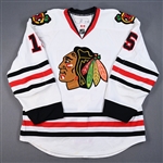 Brunette, Andrew *<br>White Set 2<br>Chicago Blackhawks 2011-12<br>#15 Size: 56