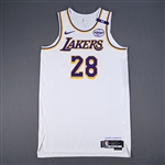 Hachimura, Rui<br>Association Edition - Worn 10/26/2024 - 1st Half<br>Los Angeles Lakers 2024-25<br>#28 Size: 50+6