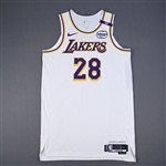 Hachimura, Rui<br>Association Edition - Worn 10/26/2024 - 2nd Half<br>Los Angeles Lakers 2024-25<br>#28 Size: 50+6