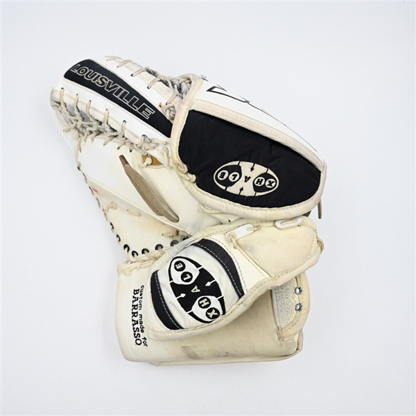 Barrasso, Tom *<br>Louisville TPS Xhale Catcher - Autographed<br>Pittsburgh Penguins 1998-99<br>#35 