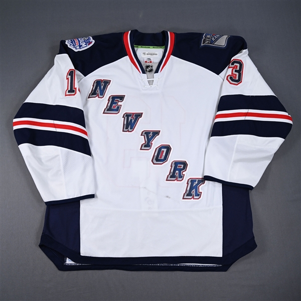 Carcillo, Daniel *<br>White - Stadium Series - January 29, 2014 at Yankee Stadium - Period 2<br>New York Rangers 2013-14<br>#13 Size: 56