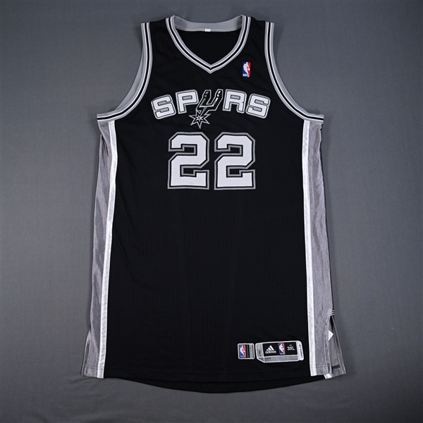 Splitter, Tiago *<br>Black - Worn 4/8/2014<br>San Antonio Spurs  2013-14<br>#22 Size: 3XL+4