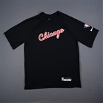 Dosunmu, Ayo<br>City Edition Short-Sleeved Shooting Shirt - Game-Issued (GI)<br>Chicago Bulls 2021-22<br>#12 Size: M Tall