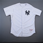 Betances, Dellin *<br>White - Pinstripe Day - Game-Issued (GI)<br>New York Yankees
 2014<br>#68 Size: 52