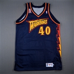 Blount, Corie<br>Navy w/ 9/11 Memorial Ribbon - Game-Issued (GI)<br>Golden State Warriors 2001-02<br>#40 Size: 52+4