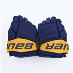 Barron, Justin<br>Bauer Vapor Gloves<br>Nashville Predators 2024-25<br>#20 Size: 14"